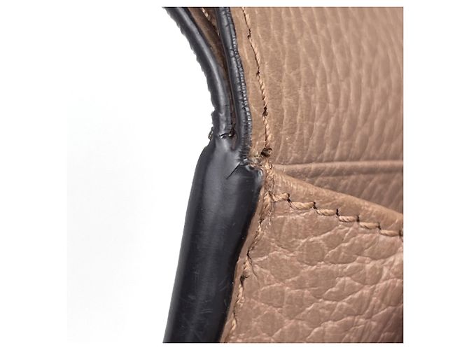 Marmont Gucci Double G Bicolor Medium Geldbörse Beige - Ansicht 5
