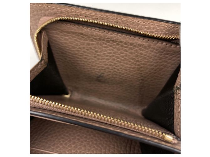 Marmont Gucci Double G Bicolor Medium Geldbörse Beige - Ansicht 8