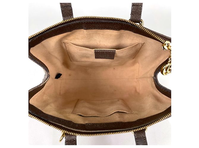 Bolso Tote Pequeño Gucci Ophidia Castaño Beige - vista 12