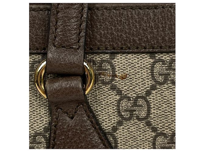 Bolso Tote Pequeño Gucci Ophidia Castaño Beige - vista 6
