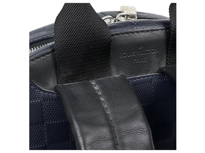 Zaino Louis Vuitton Damier Infini Astral Canvas Blu navy - vista 6