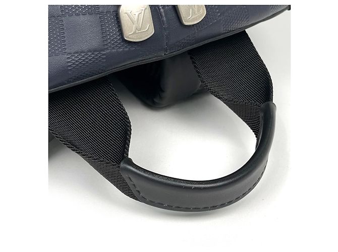 Zaino Louis Vuitton Damier Infini Astral Canvas Blu navy - vista 7