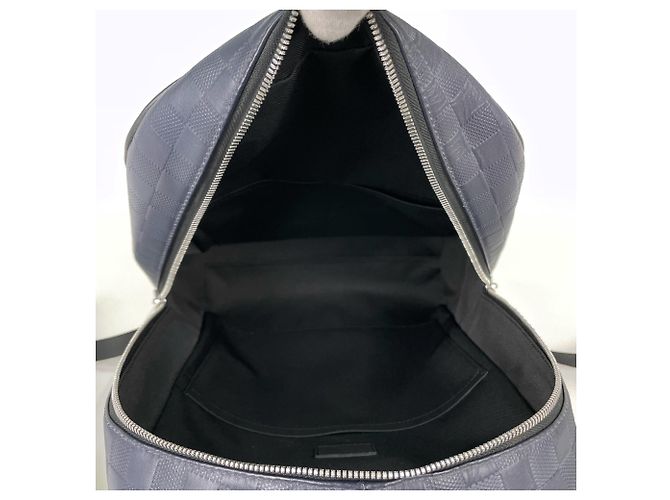 Zaino Louis Vuitton Damier Infini Astral Canvas Blu navy - vista 8