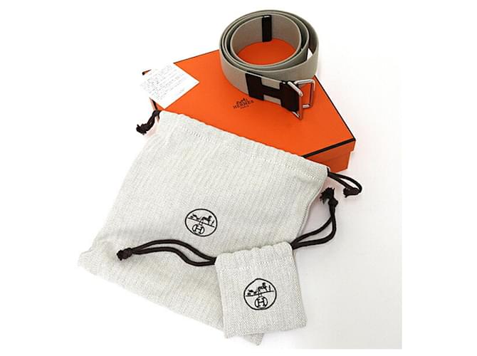 Hermès Cinturón Hermes Nomade 40 Negro Beige - vista 2