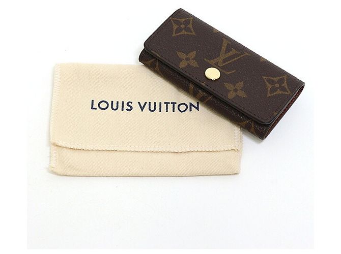 Louis Vuitton Monogram Multicles 4 Key Case Castaño - vista 2