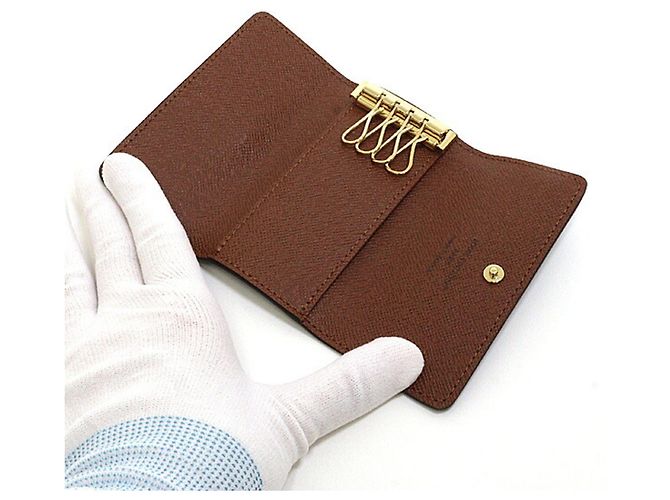 Louis Vuitton Monogram Multicles 4 Key Case Castaño - vista 6