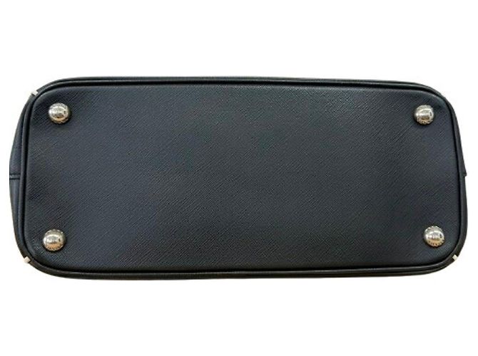 Bolso de mano Prada Saffiano Galleria negro - vista 5