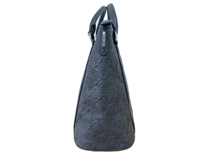 Borsa a mano in pelle Louis Vuitton Ixia PM Marrone Nero - vista 4