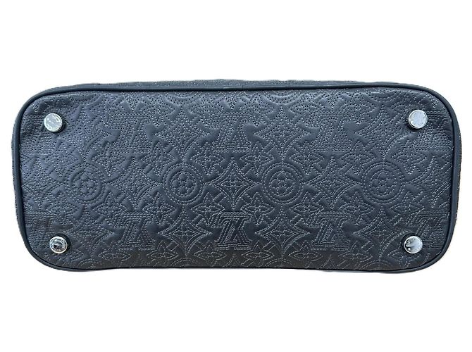 Borsa a mano in pelle Louis Vuitton Ixia PM Marrone Nero - vista 5