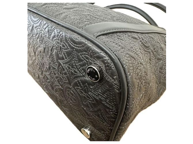 Borsa a mano in pelle Louis Vuitton Ixia PM Marrone Nero - vista 6