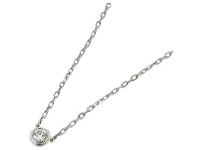 Collana Cartier Damour in oro bianco 18K - vista 3