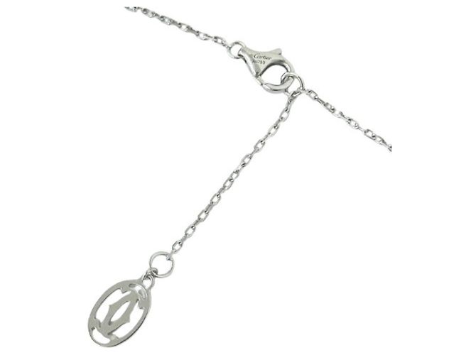 Collana Cartier Damour in oro bianco 18K - vista 5