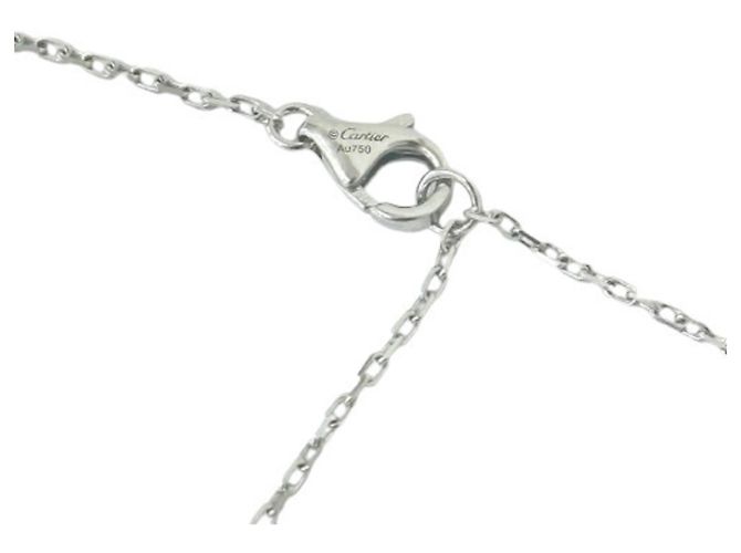 Collana Cartier Damour in oro bianco 18K - vista 6
