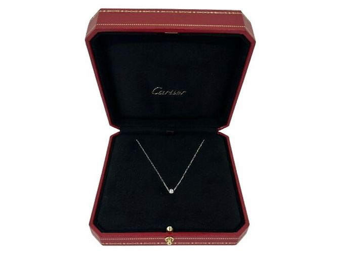 Collana Cartier Damour in oro bianco 18K - vista 7