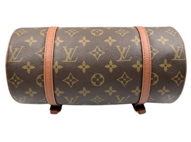 Borsa a Spalla Papillon 26 Monogram Louis Vuitton Marrone Monogramma - vista 7