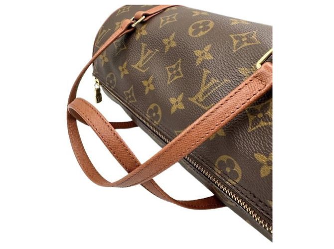 Borsa a Spalla Papillon 26 Monogram Louis Vuitton Marrone Monogramma - vista 8