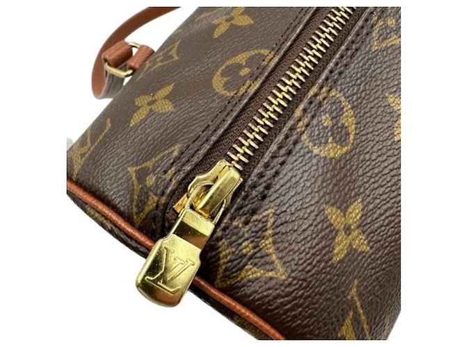 Borsa a Spalla Papillon 26 Monogram Louis Vuitton Marrone Monogramma - vista 9