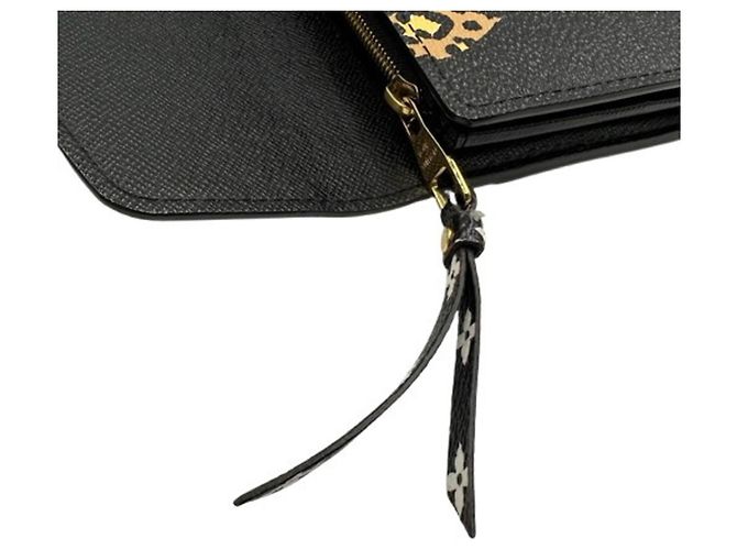 Cartera Larga Sarah de Louis Vuitton Castaño Negro - vista 10