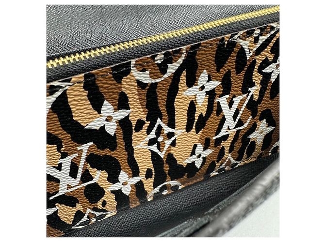 Cartera Larga Sarah de Louis Vuitton Castaño Negro - vista 12