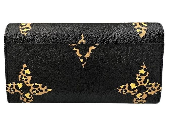 Cartera Larga Sarah de Louis Vuitton Castaño Negro - vista 2