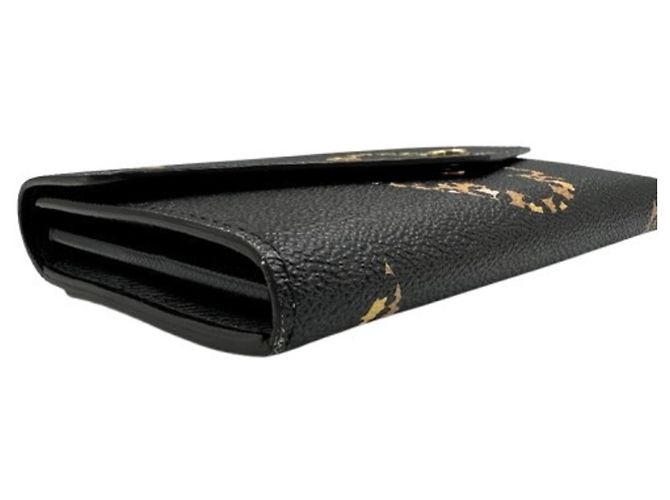 Cartera Larga Sarah de Louis Vuitton Castaño Negro - vista 5