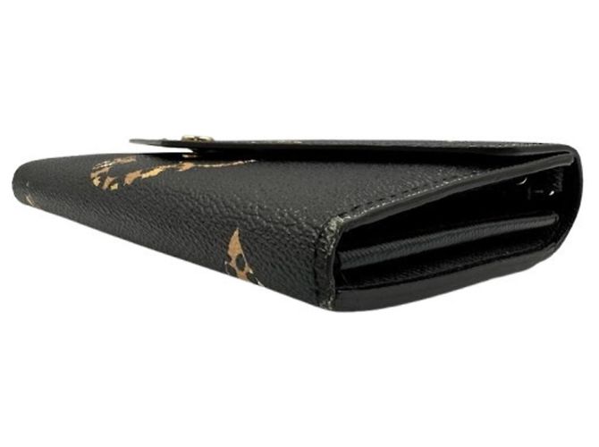 Cartera Larga Sarah de Louis Vuitton Castaño Negro - vista 6