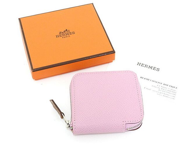 Hermès Hermes Azap Compact Mini Silk-in Coin Case Amarillo - vista 6