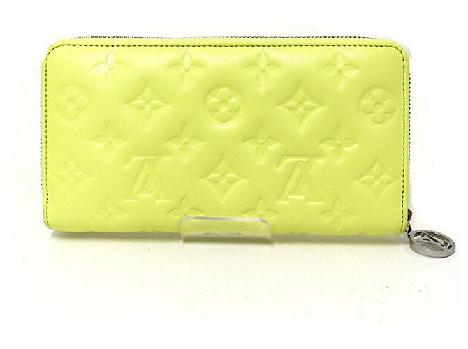 Louis Vuitton Monogram Zippy Wallet Coussin Gelb - vista 3
