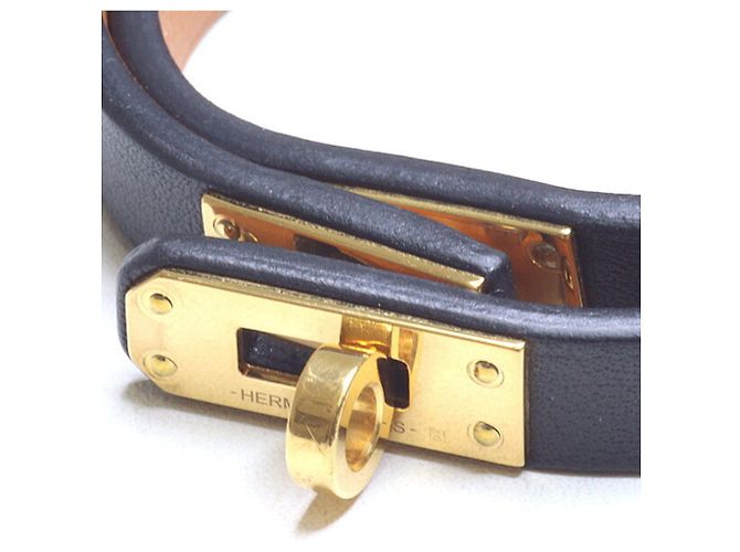Hermès Hermes Kelly Mini Charm Armband Schwarz - Ansicht 5