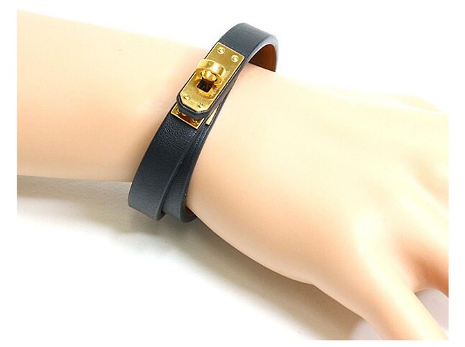 Hermès Hermes Kelly Mini Charm Armband Schwarz - Ansicht 6