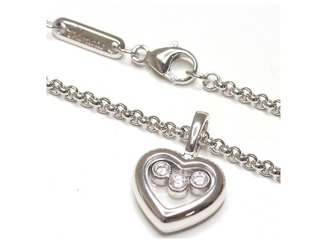 Collar Chopard Happy Diamonds Heart Dorado - vista 2