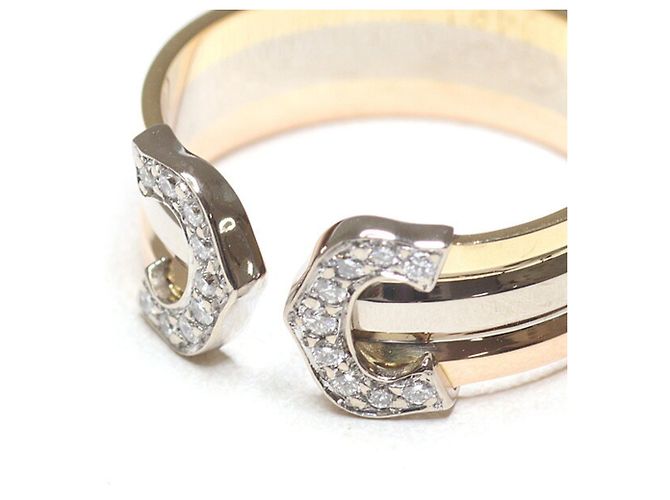 Anello Cartier 2C in oro tricolore D'oro - vista 6