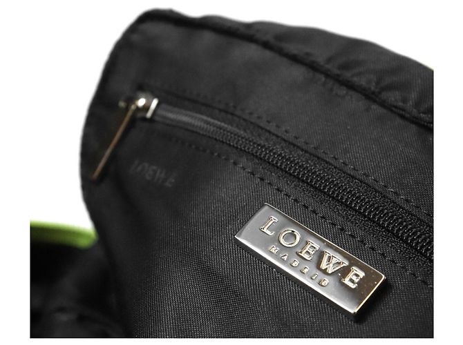Borsa Loewe in pelle nappa verde - vista 11