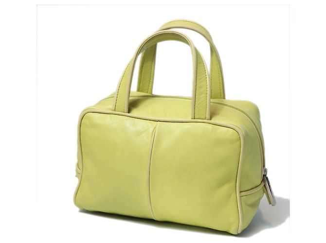 Borsa Loewe in pelle nappa verde - vista 2