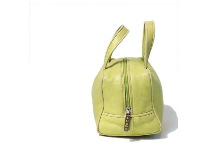 Borsa Loewe in pelle nappa verde - vista 4