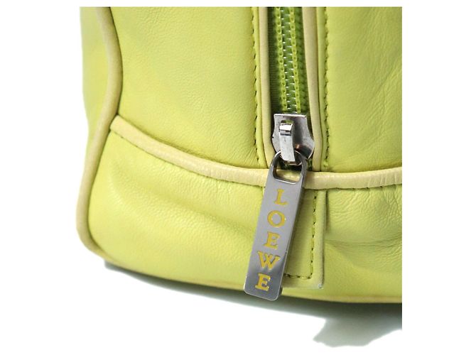 Borsa Loewe in pelle nappa verde - vista 5