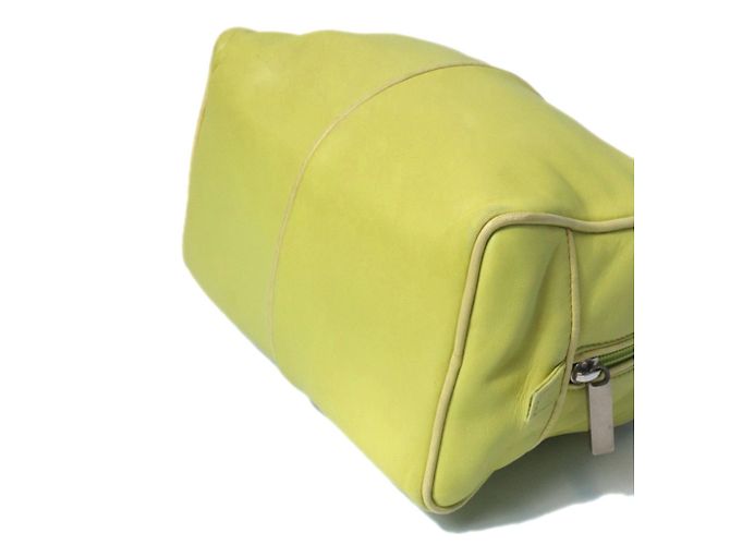 Borsa Loewe in pelle nappa verde - vista 7