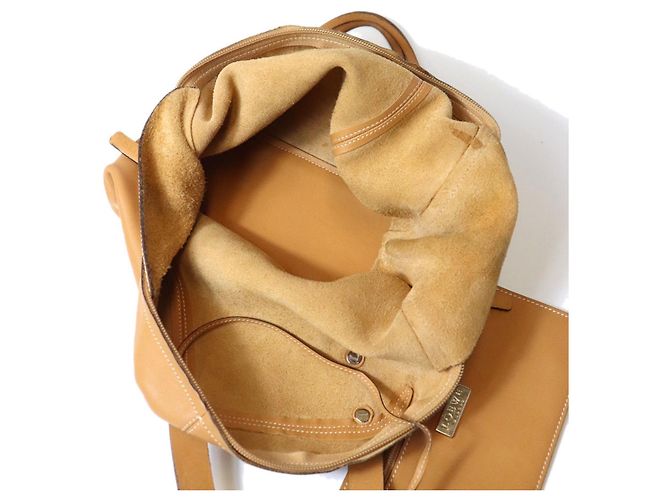 Loewe Handtasche aus braunem Leder - Ansicht 13