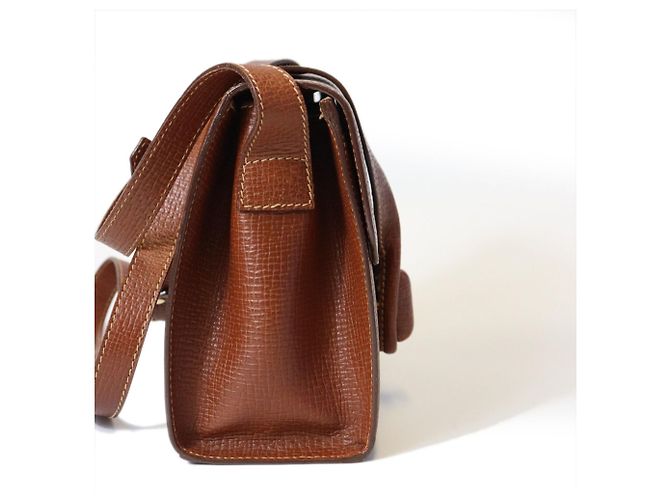 Borsa a tracolla Loewe in pelle marrone - vista 5