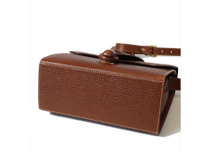 Borsa a tracolla Loewe in pelle marrone - vista 6