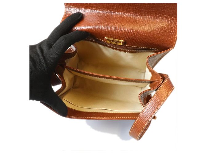 Borsa a tracolla Loewe in pelle marrone - vista 7