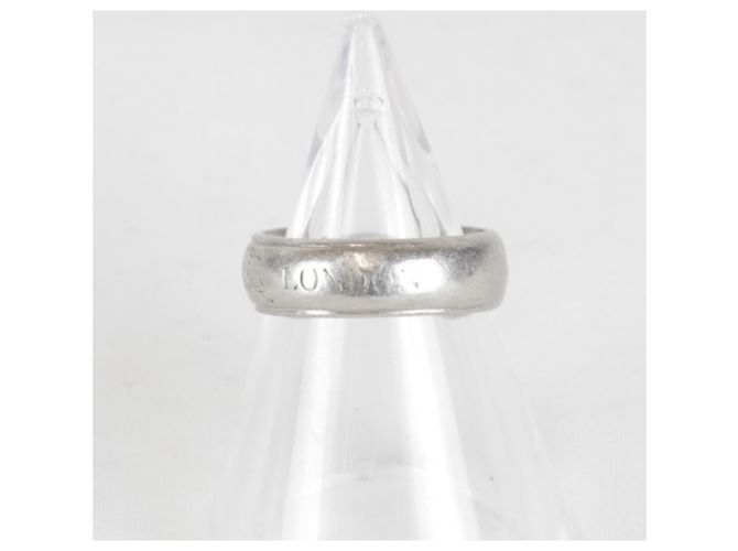BURBERRY LONDON Platinum 900 Band Ring Silber - Ansicht 2