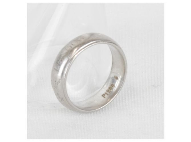 BURBERRY LONDON Platinum 900 Band Ring Silber - Ansicht 3