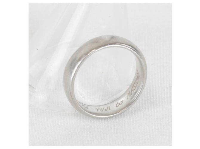 BURBERRY LONDON Platinum 900 Band Ring Silber - Ansicht 4