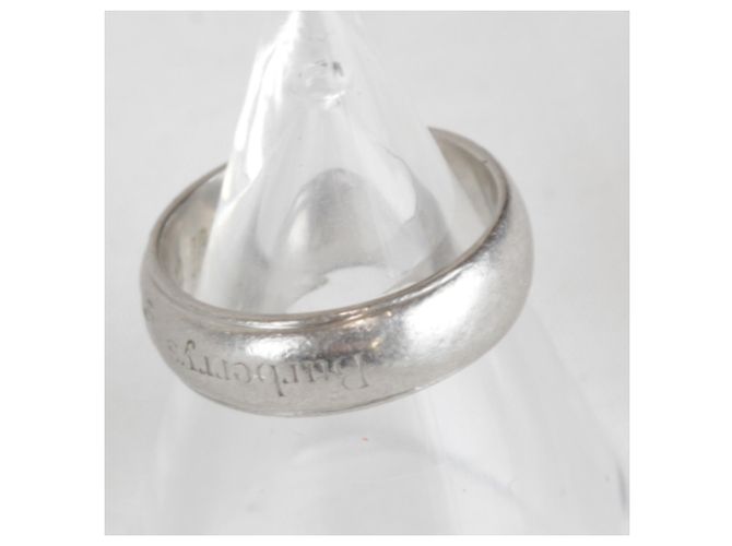 BURBERRY LONDON Platinum 900 Band Ring Silber - Ansicht 5