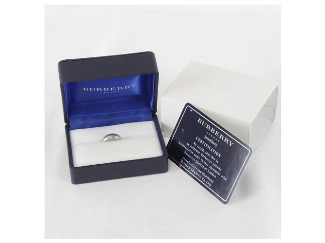 BURBERRY LONDON Platinum 900 Band Ring Silber - Ansicht 7
