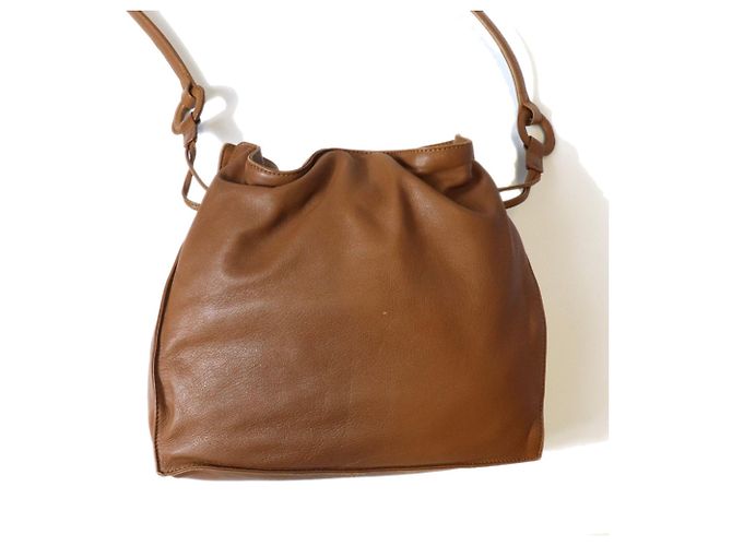 Borsa a spalla Loewe Flamenco Marrone - vista 13