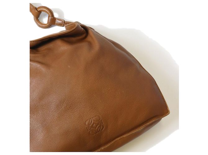 Borsa a spalla Loewe Flamenco Marrone - vista 5