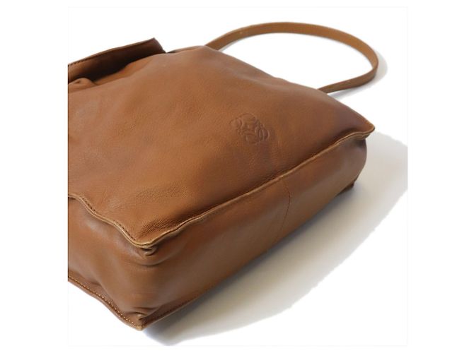 Borsa a spalla Loewe Flamenco Marrone - vista 7