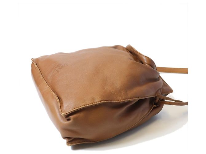 Borsa a spalla Loewe Flamenco Marrone - vista 9